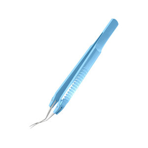 Pinzas de Capsulorrexis de Titanio con Escala de 2.50/5.00 mm, Diseño de Acción Cruzada para Incisiones de 1.50 mm, Mordazas Curvas de Acero Inoxidable - Product Image 5