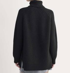 Pull Minimaliste à Col Rond Doublé Polaire Respirant pour Femme – Basique Uni Confortable pour le Quotidien – Haut Tricoté Confortable - Product Image 5