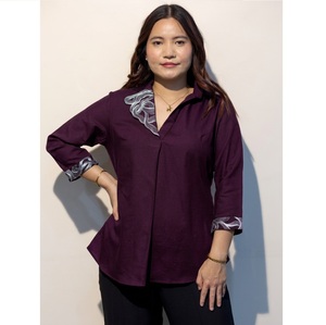 Chemise en coton premium pour femme, douce, respirante, légère, pour un usage quotidien, mode décontractée, fournisseur direct en gros d'Inde - Product Image 1