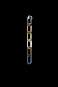 Premium Resin Decorative Rectangle Wall Chain Hanging for Elegant Home and Office Decor - Product Image 3