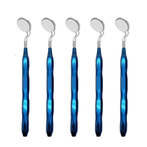 Miroir buccal dentaire double face # 5 Miroirs dentaires uniques à surface avant creuse avec revêtement plasma et rhodium - Product Image 3