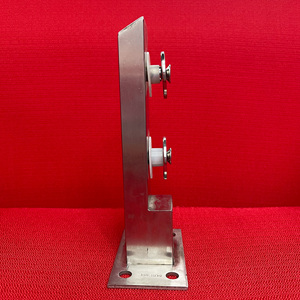 Durable 304 <b>Stainless</b> <b>Steel</b> T-Connector Designed for Busy Restroom Areas Long-Term Use School Toilet Partitions <b>Brackets</b> - Product Image 4
