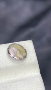 Tanzanite Naturelle Certifiée Non Chauffée Couleur Bio, Pierre Taillée Ovale, Zoisite Naturelle Tanzanite 2,35 Carats, Propre à la Loupe - Product Image 6