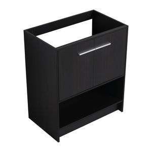30-Inch Freestanding <b>Bathroom</b> <b>Vanity</b> with 2 Doors Plywood Construction (Excluding Sink) - Product Image 1