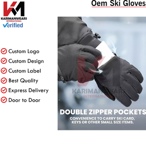 Guantes de Snowboard de Fabricante OEM para Hombre y Mujer con Aislamiento Térmico, Tela Impermeable, Logotipo Personalizado, Marca Privada - Product Image 5