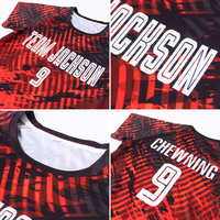 Uniforme de Fútbol Personalizado Unisex para Adultos, Manga Corta, Transpirable, Absorbente de Humedad, Ropa Deportiva para Entrenamiento al Aire Libre