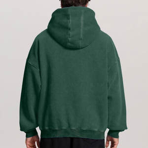 Sudadera con Capucha Oversize de Felpa Lavada al Ácido Personalizada al por Mayor, 100% Algodón, Impresión Digital, Esencial de Invierno, Estilo Urbano para Hombre - Product Image 2