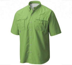 Chemise de pêche à manches courtes haute performance, séchage rapide, respirante, en polyester, pour l'entraînement des pêcheurs en extérieur, fabricant - Product Image 5