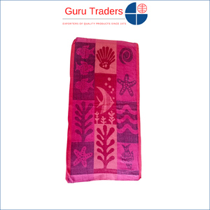 Direct Factory Supply Customized Quick Dry Polycotton Made Jacquard Designs Assorted <b>Beach</b> <b>Towels</b> with Long Lasting Softness - Product Image 2