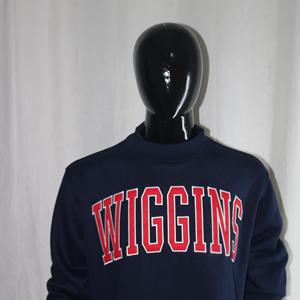 Sweat-shirts WIGGINS à col montant 450 GSM, broderie personnalisée avec nom, coupe ample et oversize, en molleton 100% coton French Terry - Product Image 6