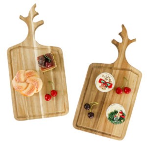 En Oferta: Tablas de Cortar de Madera Rectangulares con Asa, Tabla de Cocina de Madera Maciza, Paquete Combinado - Product Image 5