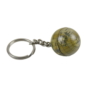 พวงกุญแจดีไซน์สีทองเงางาม ขัดเงาอย่างประณีต พร้อมดีไซน์โลหะทองเหลืองทั้งชิ้น - Product Image 2