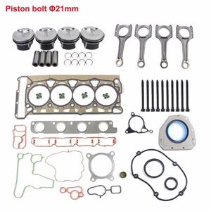 Kit Pistone e Biella da 21mm con Guarnizioni Testa Nuovo per Audi VW 2.0T TSI EA888 CCTA CBFA CAEA 06H198401A Compatibile con Modelli TT RS A4 - Product Image 2
