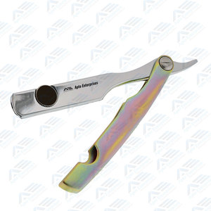 Rasoir droit de coiffeur classique pour hommes professionnels en acier inoxydable coupe gorge rasage rasoir droit pour produit d'instrument de beauté - Product Image 4