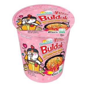 ซัมยัง บุลดัก ฮอต ชิคเก้น คาร์โบนาร่า ราเม็ง คัพ บะหมี่กึ่งสำเร็จรูปเกาหลี รสเผ็ดครีมมี่ พร้อมรับประทาน ขายส่ง - Product Image 4
