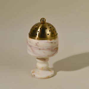 Home Decor decorative small bakhoor burner Decoration Travertine burner Bakhoor <b>Incense</b> burner Bakhoor Bakhoor burner Ramadan - Product Image 4