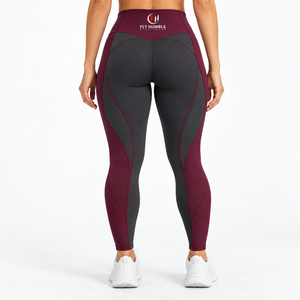 Leggings Fly Humble de cintura alta para mujer, talla grande, hasta el tobillo, color negro sólido, con costura curva, leggings de cintura alta para mujer, talla grande, color negro - Product Image 5