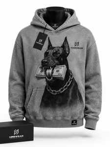 Sudadera con Capucha para Hombre NAS Wears, 100% Algodón, Impermeable, Ecológica, Transpirable, Corte Regular, Estilo Urbano, Talla Grande - Product Image 1