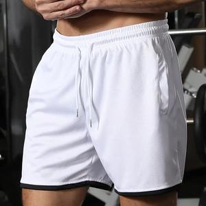 Shorts de course pour hommes de haute qualité, décontractés, en maille, couleur blanche, légers, athlétiques, à séchage rapide, respirants, pour adultes - Product Image 6