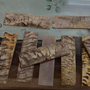 Placas de Hueso de Camello Natural Texturizadas para Fabricación de Cuchillos Personalizados - Product Image 1