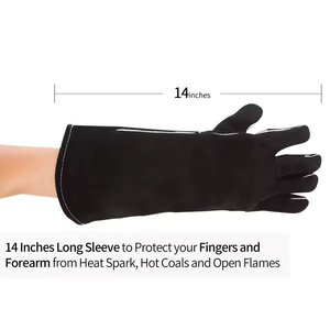 Gants de soudage OEM ODM, gants de sécurité industriels de qualité supérieure, coutures renforcées, fabrication en usine - Product Image 2