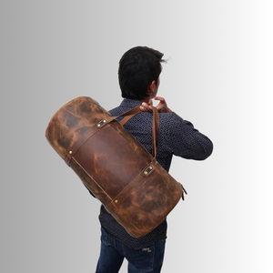 High Quality Custom Printed <b>Lightweight</b> Gym Duffel Bag Waterproof Leather Zipper Durable Fashionable Travel Sports Bag - Product Image 4