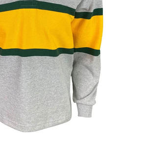 Camiseta de Rugby Personalizada de Alta Calidad para Hombre, Diseño a Rayas, Manga Larga, Cuello Polo, Estilo Polo, Ropa Deportiva - Product Image 3