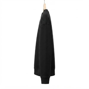 Sweat-shirt gris à col rond pour femme, manches longues, décontracté, en polaire, pull-over doux et léger, streetwear, vente en gros personnalisée - Product Image 6