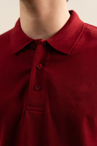 Polos de Hombre de Color Sólido al por Mayor en Stock, Polos de Golf con Logotipo Personalizado, Polos Lisos de Algodón y Poliéster - Product Image 4