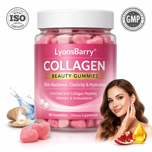 Gomitas de Colágeno para la Belleza, 100 Unidades, Suplemento Natural de Frutas Orgánicas, Aclarante de la Piel, Fabricante Certificado OEM ODM GMP - Product Image 1