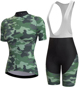 Uniforme de ciclismo al por mayor para entrenamiento de club, de secado rápido y transpirable, conjunto de jersey y pantalones cortos. - Product Image 1