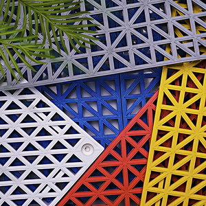 Interlocking Soft PVC Floor Tile Non-Slip Splicing <b>Waterproof</b> <b>Mat</b> Drain Pool Water Park - Product Image 2