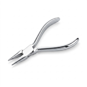 Precision Chain Nose Pliers Stainless Steel Tapered Tip Jewelry Making Tools for DIY <b>Crafting</b> Beading <b>Wire</b> Looping - Product Image 6