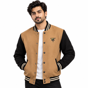 Chaqueta varsity para hombre con diseño elegante, tela premium, ajuste cómodo y construcción duradera para uso diario informal. - Product Image 1