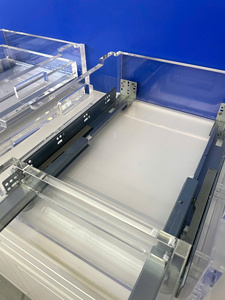 รางลิ้นชักแบบติดตั้งใต้ตู้ ยืดได้เต็มที่ ปิดแบบนุ่มนวล ประกอบง่าย ดึงลื่นไหล เงียบ ปิดเงียบ สำหรับห้องครัว ห้องรับประทานอาหาร ห้องนอน - Product Image 2