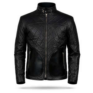 Veste en cuir noir de haute qualité, veste de moto, veste personnalisée, style motard, veste en cuir classique noire, streetwear - Product Image 6