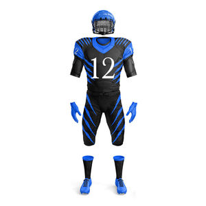 Maillot et short de football américain personnalisés, uniforme respirant tendance avec un nouveau design - Product Image 3