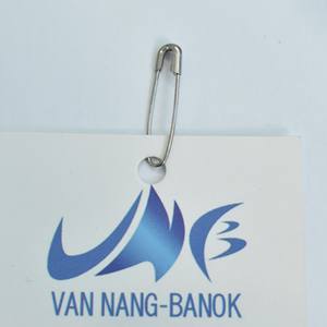 Prix de gros meilleur taux de goupille de sécurité durable en laiton nickelé 23mm AH103 pour vêtements et accessoires de vêtements - Product Image 3