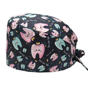 Top Quality Women Scrub Adjustable Doctor Nurse Surgery <b>Chef</b> Cap Working Wear Dustproof <b>Hat</b> - Product Image 3