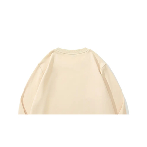 เสื้อสเวตเชิ้ตคอกลมผู้ชาย พรีเมียม ผ้าฝ้ายถักนิตติ้ง 100% ระบายอากาศได้ดี เป็นมิตรกับสิ่งแวดล้อม ลายพิมพ์นูนด้านหน้า - Product Image 5