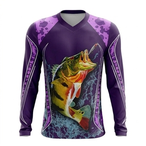 Camiseta de Pesca de Manga Larga para Hombre, de Alta Calidad, Cómoda, para Actividades al Aire Libre, Ropa de Pesca Profesional - Product Image 5