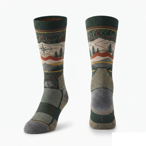 Standard Terry Cushioned Casual <b>Socks</b> with Reinforced Heel Toe Breathable Quick-Dry for Daily Use <b>Winter</b> - Product Image 1