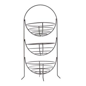 Nouveauté : Panier à fruits en métal à 3 niveaux de haute qualité, paniers de rangement décoratifs, taille et forme personnalisables - Product Image 6