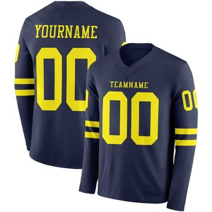 เสื้อฟุตบอลอเมริกันคุณภาพสูง ระบายอากาศได้ดี ผลิตจากโพลีเอสเตอร์ 100% ออกแบบและปรับแต่งชื่อทีมได้ เสื้อฟุตบอลสำหรับทุกฤดูกาล - Product Image 6