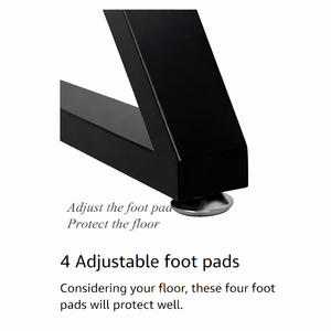 28x24 Metal Table <b>Leg</b> Set of 2 Black Color DIY Table <b>Legs</b> Furniture Parts Load Capacity 2204lbs OEM Vietnam EDPTBL003 - Product Image 6