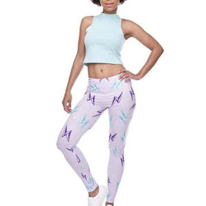 Leggings Deportivos Elásticos para Mujer, Diseño Nuevo, Secado Rápido, Cintura Elástica Sublimada, Leggings para Entrenamiento en el Gimnasio - Product Image 4