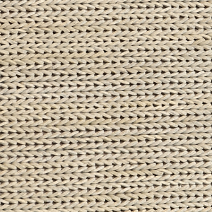 Tapis tressé épais beige naturel, tissé à la main texturé, motif floral botanique surdimensionné, antidérapant, écologique, à poils moyens - Product Image 4