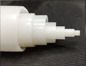 White PTFE FEP <b>Plastic</b> <b>Rod</b> Heat Resistant Insulation Sleeving Thin Wall for Industrial Wiring and Medical Food Grade Use - Product Image 2