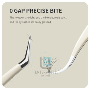Nouveauté - Pinces à cils en acier inoxydable de qualité supérieure avec une prise confortable et un design durable - Longueur 10 mm - Product Image 4