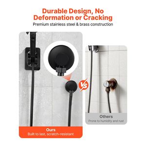 1/2 in ottone massiccio con finitura nera opaca \ "NPT ingresso femmina a parete per alimentazione dell'acqua Union Set di ferramenta per bagno con flangia O-Ring - Product Image 4